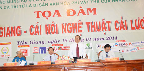 Tọa đàm khoa học “Tiền Giang cái nôi của nghệ thuật sân khấu cải lương”