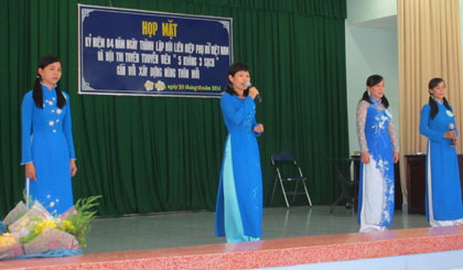 Hội LHPN huyện Chợ Gạo: Hội thi tuyên truyền "5 không, 3 sạch"