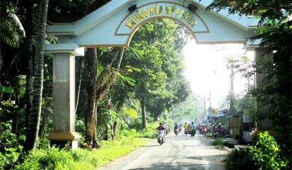 Xã Mỹ Phong đã chuyển đổi thành công xã VHNTM.