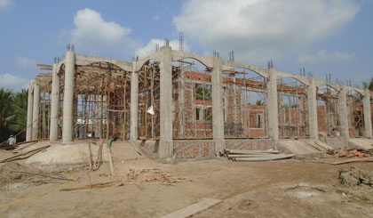 Công trình xây dựng Khu Trung tâm văn hoá xã