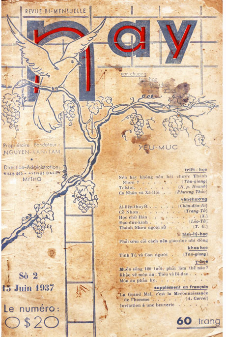 Tạp chí Nay do Nguyễn Duy Cần làm chủ bút.