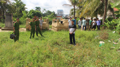 Công an huyện Châu Thành bắt giữ đối tượng sử dụng vũ khí quân dụng trái pháp luật vào ngày 24-5-2015