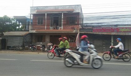 Căn nhà của bà Hai nơi xảy ra vụ trộm.