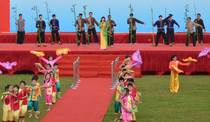 Hoạt động văn hóa văn nghệ trên địa bàn tỉnh Tiền Giang. Ảnh: Như Lam