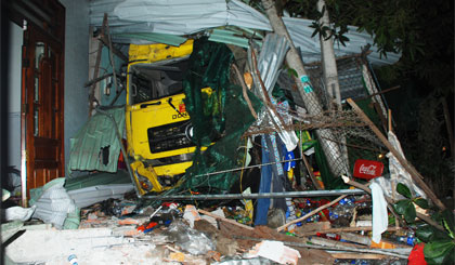 Hiện trường vụ tai nạn