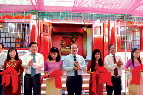 Khánh thành Nhà lưu niệm Nhà giáo - Liệt sĩ Lê Thị Thiên.