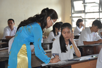 Học sinh cần chuẩn bị tâm lý vững vàng để bước vào kỳ thi. Ảnh: MC