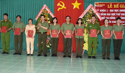 Bế giảng lớp Đại học An ninh nhân dân