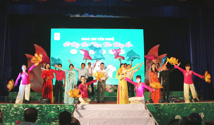 Một tiết mục văn nghệ của Đài PT-TH Tiền Giang.