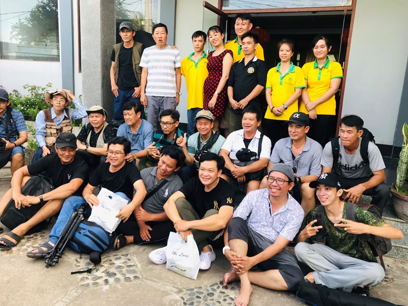 Chi hội Nhiếp ảnh Tiền Giang đi thực tế sáng tác