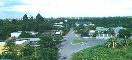 Một góc Xã Văn hóa xã Thới Sơn, TP. Mỹ Tho.