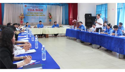 Toạ đàm “20 năm - phong trào thanh niên tình nguyện”.