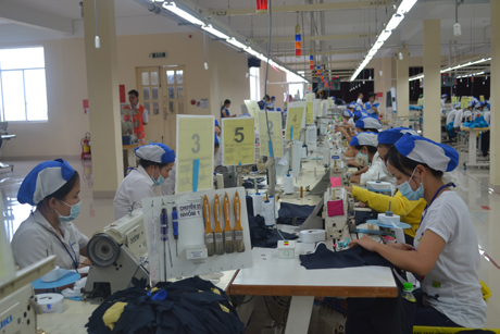 Tổng số tiền Công ty CP May Công Tiến thưởng Tết cho người lao động khoảng 20 tỷ đồng.