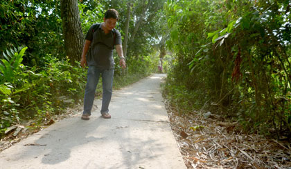 Hiện trường xảy ra vụ án. Ảnh: Đức Thịnh