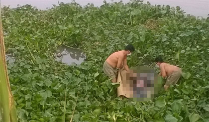 Khu vực phát hiện xác nạn nhân.