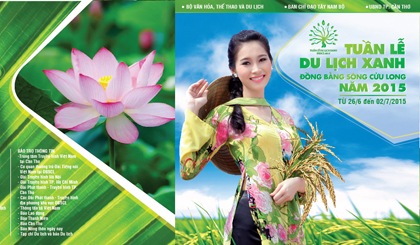 Hình ảnh logo quảng bá Tuần lễ Du lịch xanh ĐBSCL năm 2015