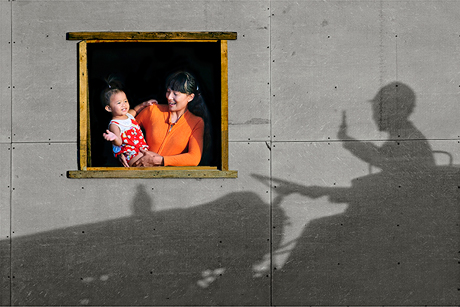 Đón cha- HCV liên hoan ảnh nghệ thuật ĐBSCL 2015 của Lê Phong Vũ.