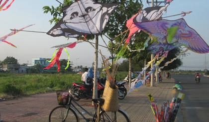 Những cánh diều ngày nay rất đa dạng, đủ màu sắc.