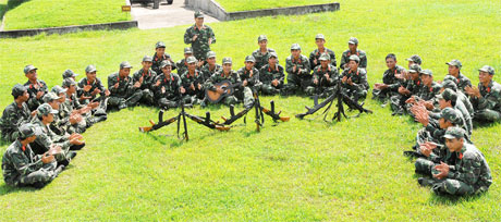 “Cây đàn ghi ta của Đại đội 3”. Ảnh: Duy Sơn