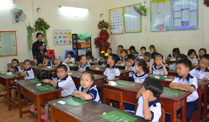 Cần có chế độ, chính sách hợp lý để nhà giáo phấn khởi công tác. Ảnh: M.C