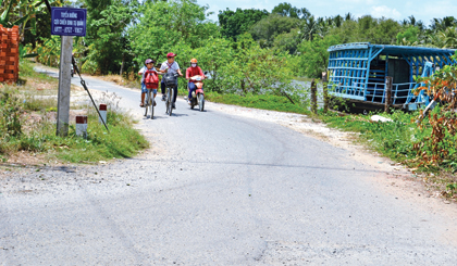 Nhiều tuyến đường Cựu chiến binh tự quản về ANTT-ATGT-VHGT đã góp phần giữ vững ANTT trên địa bàn xã.